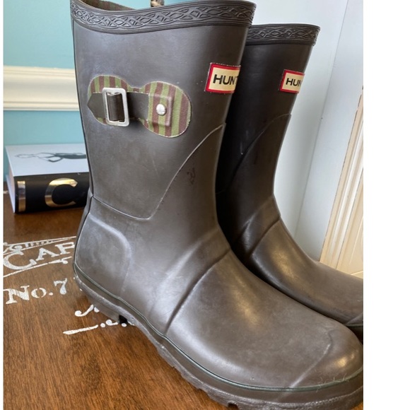 Hunter 5, Brown Mid Height Boots - Picture 7 of 11